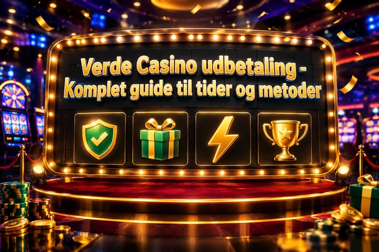 Verde Casino udbetaling - komplet guide til tider og metoder